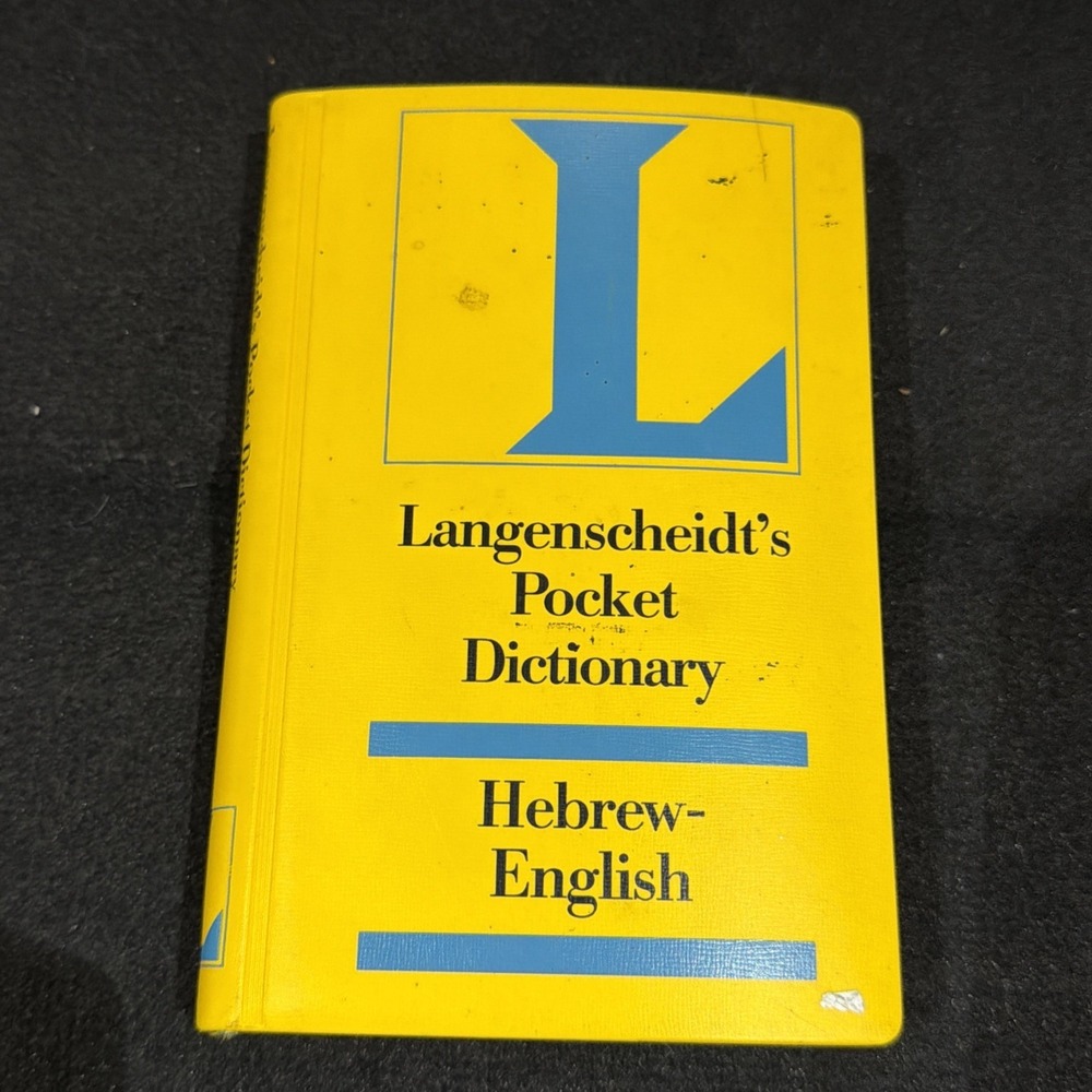 Langenscheidt's Pocket Dictionaries Ser.: Pocket Dictionary : Hebrew -...